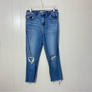 Abercrombie & Fitch The Super Skinny Ankle High Rise Medium Wash Jeans  Size 10